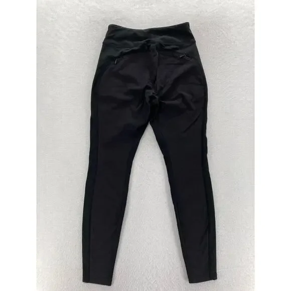 Athleta Highline Hybrid Summiter Pants Women's 2 Black Stretch Fabric Skinny Leg - Picture 13 of 13